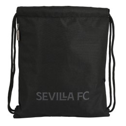 Worek na buty ze sznurkami Sevilla Fútbol Club Teen 35 x 40 x 1 cm Czarny