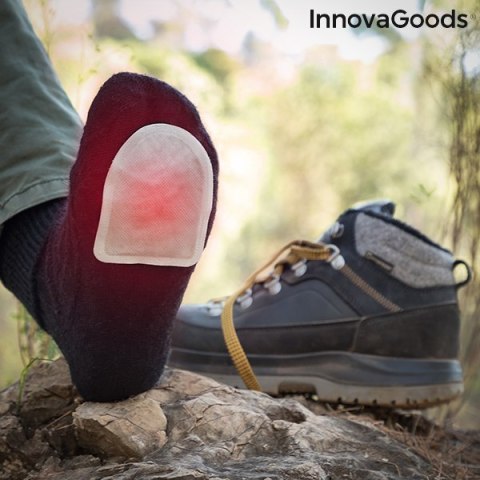 Plastry rozgrzewające stopy Heatic Toe InnovaGoods 10 Sztuk Plastry rozgrzewające stopy Heatic Toe InnovaGoods 10 Sztuk