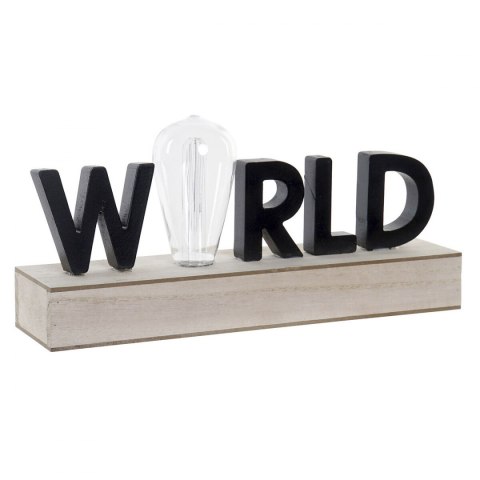 Dekoracja świetlna DKD Home Decor World Czarny Metal Drewno MDF 30 x 40 cm 34 x 8 x 16 cm Dekoracja świetlna DKD Home Decor World Czarny Metal Drewno MDF 30 x 40 cm 34 x 8 x 16 cm