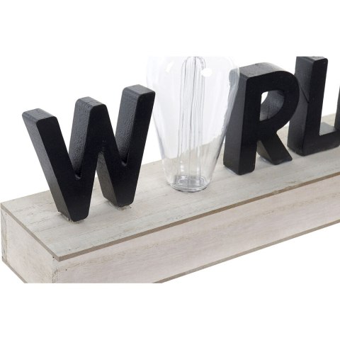 Dekoracja świetlna DKD Home Decor World Czarny Metal Drewno MDF 30 x 40 cm 34 x 8 x 16 cm Dekoracja świetlna DKD Home Decor World Czarny Metal Drewno MDF 30 x 40 cm 34 x 8 x 16 cm