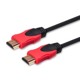 Kabel HDMI (M) v2.0, 10m, miedź, czarny, złote końcówki, ethernet/3D, CL-141