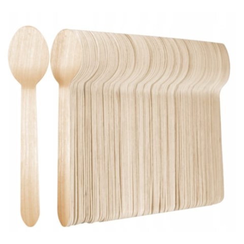 Abena Łyżeczka Drewniana 11 cm, 100 sztuk (132444) Abena Łyżeczka Drewniana 11 cm, 100 sztuk (132444)