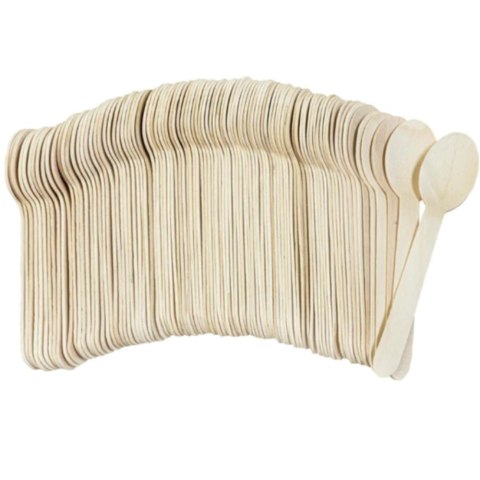 Abena Łyżka Drewniana 16 cm, 100 sztuk (5397) Abena Łyżka Drewniana 16 cm, 100 sztuk (5397)