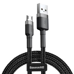 Kabel Baseus CAMKLF-AG1 (USB M - Micro USB M; 0,50m; kolor szary)