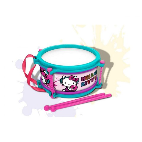 Bęben Hello Kitty Niebieski Różowy 16 cm Bęben Hello Kitty Niebieski Różowy 16 cm
