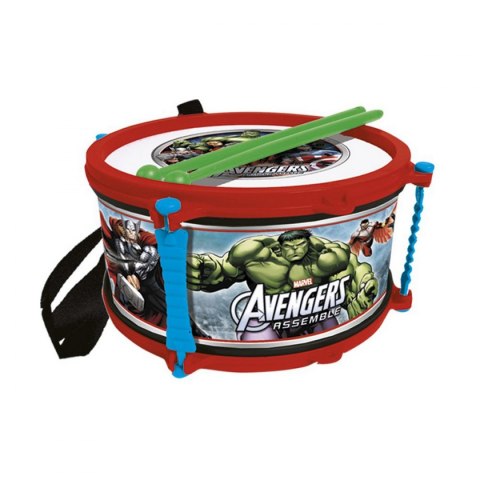 Bęben The Avengers Niebieski Czerwony Plastikowy Bęben The Avengers Niebieski Czerwony Plastikowy