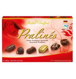 MaitreTruffout Assorted Pralines Red 180 g