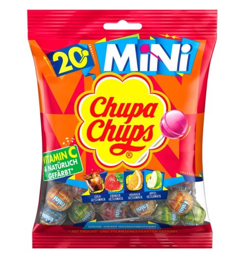 Chupa Chups Lizaki Mini z Witaminą C 20 szt. Chupa Chups Lizaki Mini z Witaminą C 20 szt.