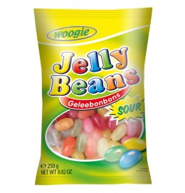 Woogie Jelly Beans Żelki Kwaśne 250 g