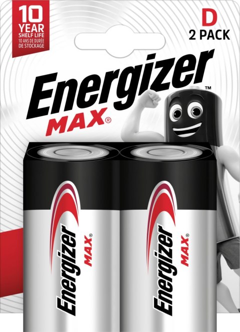 ENERGIZER BATERIA MAX D LR20. 2 szt. Opakowanie ECO ENERGIZER BATERIA MAX D LR20. 2 szt. Opakowanie ECO