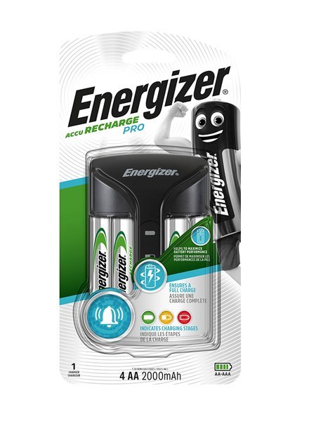 ENERGIZER ŁADOWARKA PRO+4AA ACU HR6 POW+ 2000mAh ENERGIZER ŁADOWARKA PRO+4AA ACU HR6 POW+ 2000mAh