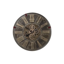 Zegar Ścienny DKD Home Decor Koła zębate Czarny Złoty Żelazo (80 x 6,5 x 80 cm)
