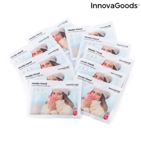 Ogrzewacze do Rąk Heatic Hand InnovaGoods 10 Sztuk Ogrzewacze do Rąk Heatic Hand InnovaGoods 10 Sztuk