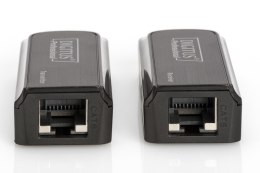 Mini Przedłużacz/Extender HDMI do 50m po skrętce Cat.6/7, 1080p 60Hz FHD, HDCP 1.2, z audio (zestaw)