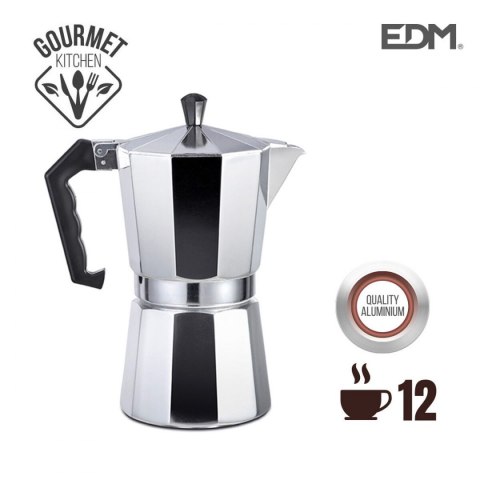 Włoska Kafeterka EDM Aluminium 12 Šálky Włoska Kafeterka EDM Aluminium 12 Šálky