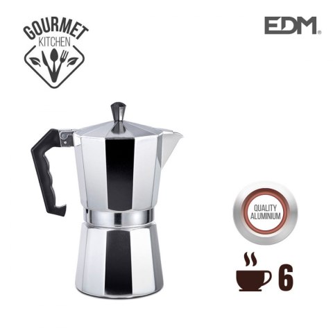 Włoska Kafeterka EDM Aluminium 6 Kubki Włoska Kafeterka EDM Aluminium 6 Kubki