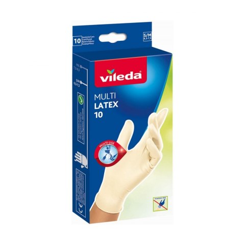 Rękawiczki Vileda 10 Części S/M Rękawiczki Vileda 10 Części S/M