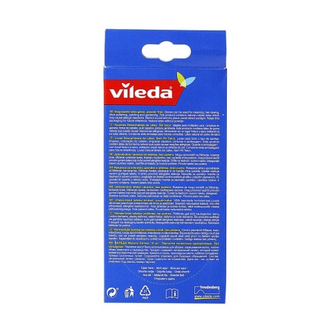 Rękawiczki Vileda 10 Części S/M Rękawiczki Vileda 10 Części S/M