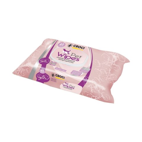 Chusteczki Nawilżające dla Zwierząt GILL'S XL 40 uds 30 x 20 cm Chusteczki Nawilżające dla Zwierząt GILL'S XL 40 uds 30 x 20 cm