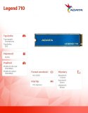 Dysk SSD Legend 710 512GB PCIe 3x4 2.4/1.6 GB/s M2