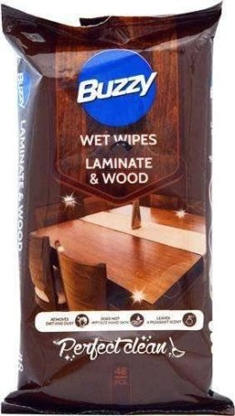 Buzzy Wet Wipes Laminate & Wood Chusteczki do Mebli 48 szt.