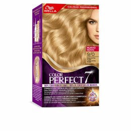 Trwała Koloryzacja Wella Color Perfect 7 Nº 9/0 Włosy Siwe 60 ml Blond Super Jasny