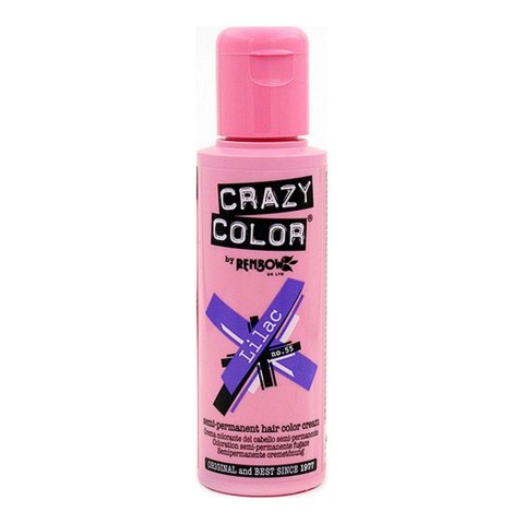 Farba półtrwała Lilac Crazy Color Nº 55 (100 ml) (100 ml) Farba półtrwała Lilac Crazy Color Nº 55 (100 ml) (100 ml)