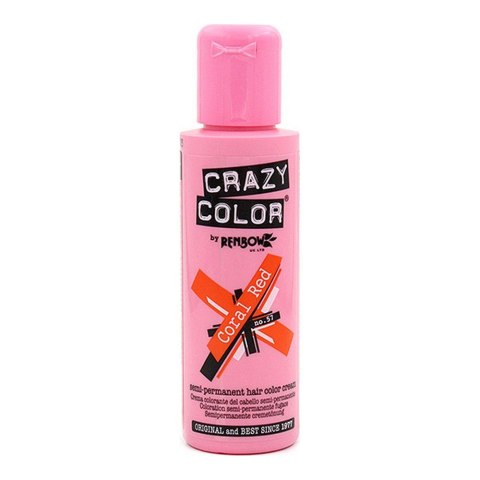 Trwała Koloryzacja Coral Red Crazy Color 002247 Nº 57 (100 ml) (100 ml) Trwała Koloryzacja Coral Red Crazy Color 002247 Nº 57 (100 ml) (100 ml)