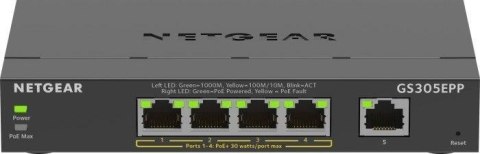 Przełącznik GS305EPP switch unmanaged 5GE (4xPoE+)