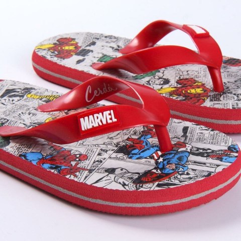 Klapki dla Dzieci Marvel Czerwony Szary - 35 Klapki dla Dzieci Marvel Czerwony Szary - 35