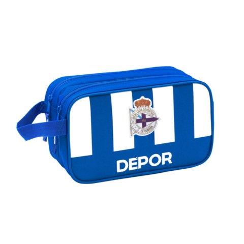 Neseser szkolny R. C. Deportivo de La Coruña Niebieski Biały 26 x 15 x 12.5 cm Neseser szkolny R. C. Deportivo de La Coruña Niebieski Biały 26 x 15 x 12.5 cm