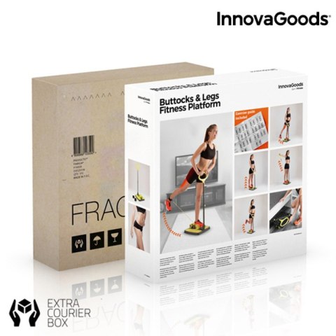 Aparat Fitness do Ćwiczeń Pośladków i Nóg z Przewodnikiem Ćwiczeń InnovaGoods Aparat Fitness do Ćwiczeń Pośladków i Nóg z Przewodnikiem Ćwiczeń InnovaGoods