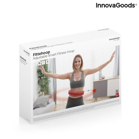 Inteligenty i Regulowany Hula-hop z Obciążeniem do Fitnessu Fittehoop InnovaGoods Inteligenty i Regulowany Hula-hop z Obciążeniem do Fitnessu Fittehoop InnovaGoods
