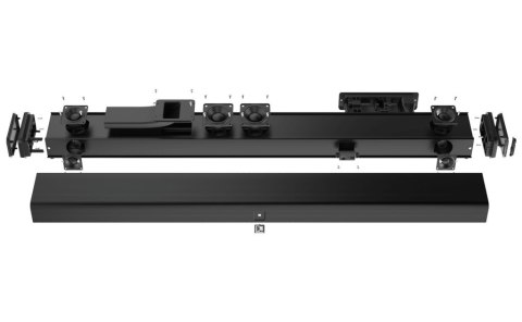 AUDAC SOUNDBAR PROFESJONALNY 3-DROŻNY CZARNY AUDAC SOUNDBAR PROFESJONALNY 3-DROŻNY CZARNY