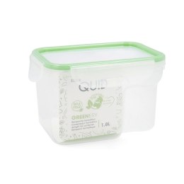 Hermetyczne pudełko na lunch Quid Greenery 1,8 L Przezroczysty Plastikowy (Pack 4x)