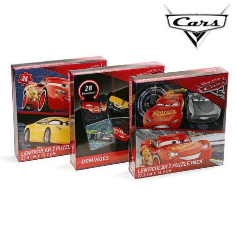 Zestaw puzzli i domina Cars 3 Sztuk Zestaw puzzli i domina Cars 3 Sztuk