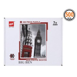 Układanka puzzle Red Phone Booth Big Ben 500 pcs