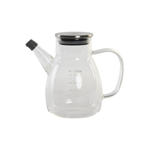 Buteleczka na oliwę DKD Home Decor 17 x 10 x 15,5 cm Srebrzysty Stal nierdzewna 550 ml Szkło borokrzemowe Buteleczka na oliwę DKD Home Decor 17 x 10 x 15,5 cm Srebrzysty Stal nierdzewna 550 ml Szkło borokrzemowe