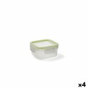 Hermetyczne pudełko na lunch Quid Greenery 300 ml Przezroczysty Plastikowy (Pack 4x)
