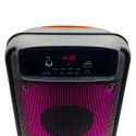 Głośnik bezprzewodowy Flamebox UP wielokolorowe podświetlenie Flame Bluetooth 5.0 600W MT3177