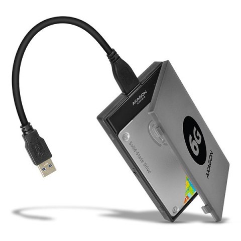 ADSA-1S6 Adapter USB 3.0 - SATA 6G do szybkiego przyłączenia 2.5" SSD/HDD, z pudełkiem ADSA-1S6 Adapter USB 3.0 - SATA 6G do szybkiego przyłączenia 2.5" SSD/HDD, z pudełkiem