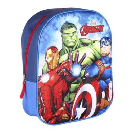 Plecak szkolny The Avengers Niebieski (25 x 31 x 10 cm)