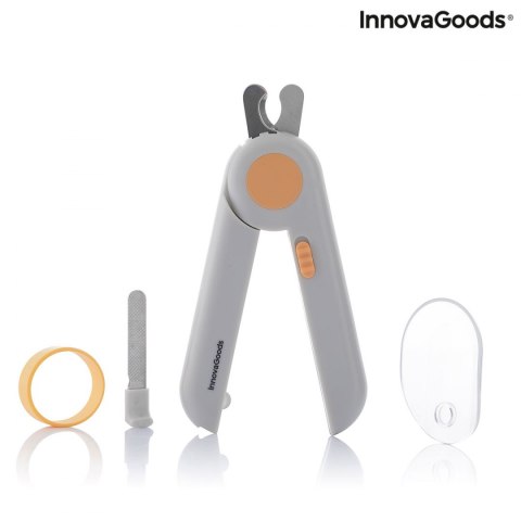 Obcinacz do Paznokci dla Zwierząt z Lampką LED Clipet InnovaGoods Obcinacz do Paznokci dla Zwierząt z Lampką LED Clipet InnovaGoods