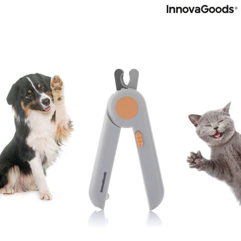 Obcinacz do Paznokci dla Zwierząt z Lampką LED Clipet InnovaGoods Obcinacz do Paznokci dla Zwierząt z Lampką LED Clipet InnovaGoods