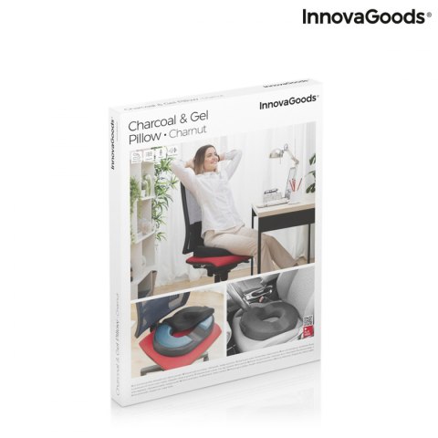 Poduszka żelowa z węglem bambusowym ze zdejmowanym pokrowcem Charnut InnovaGoods Poduszka żelowa z węglem bambusowym ze zdejmowanym pokrowcem Charnut InnovaGoods