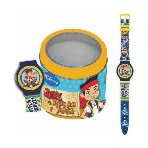 Zegarek Dziecięcy Cartoon JAKE THE PIRATE - TIN BOX (Ø 33 mm)