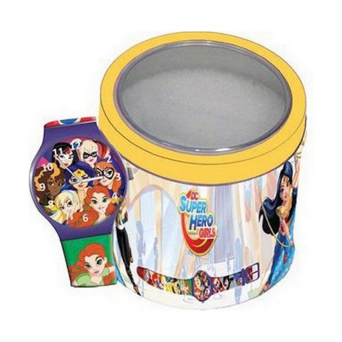 Zegarek Dziecięcy SUPER HERO GIRLS - TIN BOX ***SPECIAL PRICE*** (Ø 33 mm) Zegarek Dziecięcy SUPER HERO GIRLS - TIN BOX ***SPECIAL PRICE*** (Ø 33 mm)