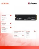 Dysk SSD KC3000 2048GB PCIe 4.0 NVMe M.2