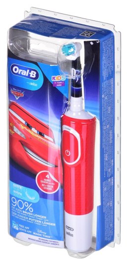 Szczoteczka do zębów Braun Vitality 100 Kids Cars (elektryczna; kolor czerwony)
