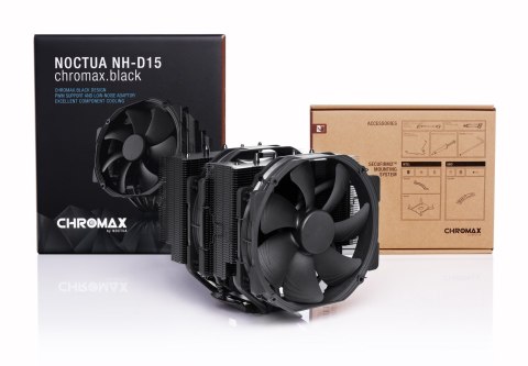 Chłodzenie CPU NOCTUA NH-D15 chromax.black AMD, Intel Chłodzenie CPU NOCTUA NH-D15 chromax.black AMD, Intel